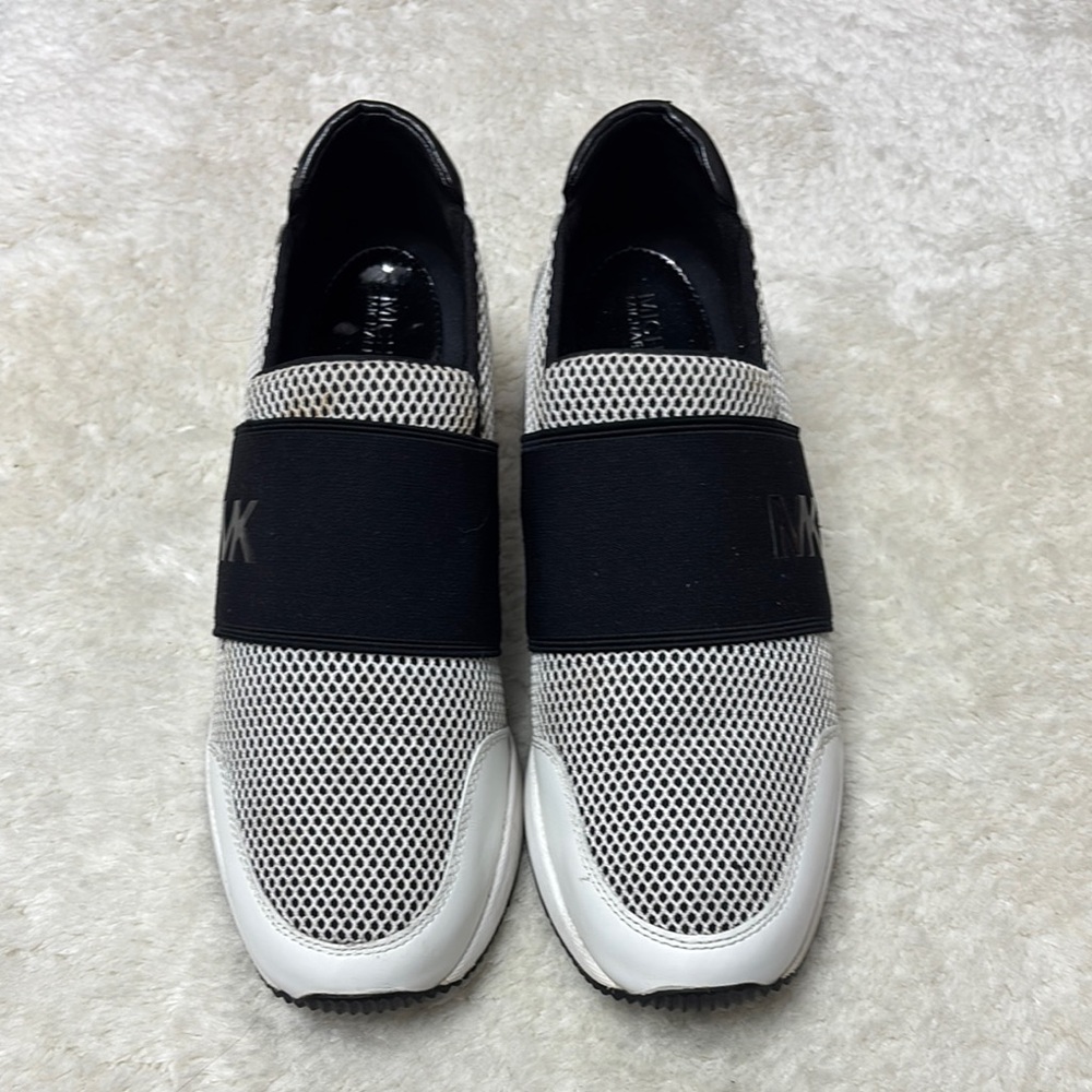 Michael Kors Black and White Women’s Slip-On Sneakers